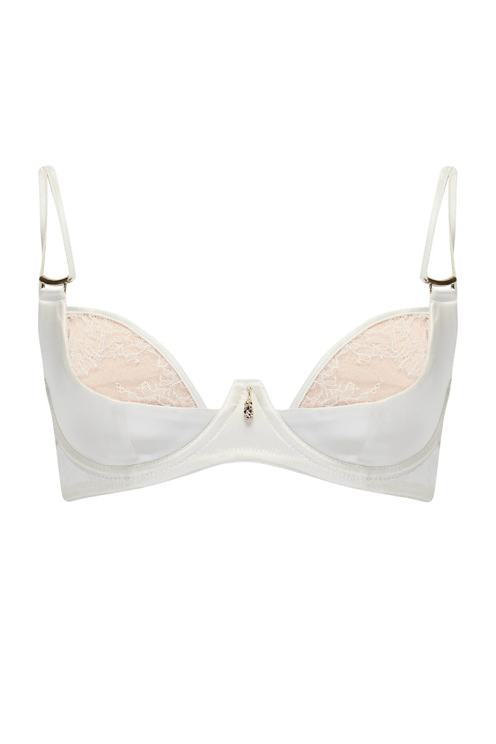 Tatu Couture Xena Plunge Bra Ivory