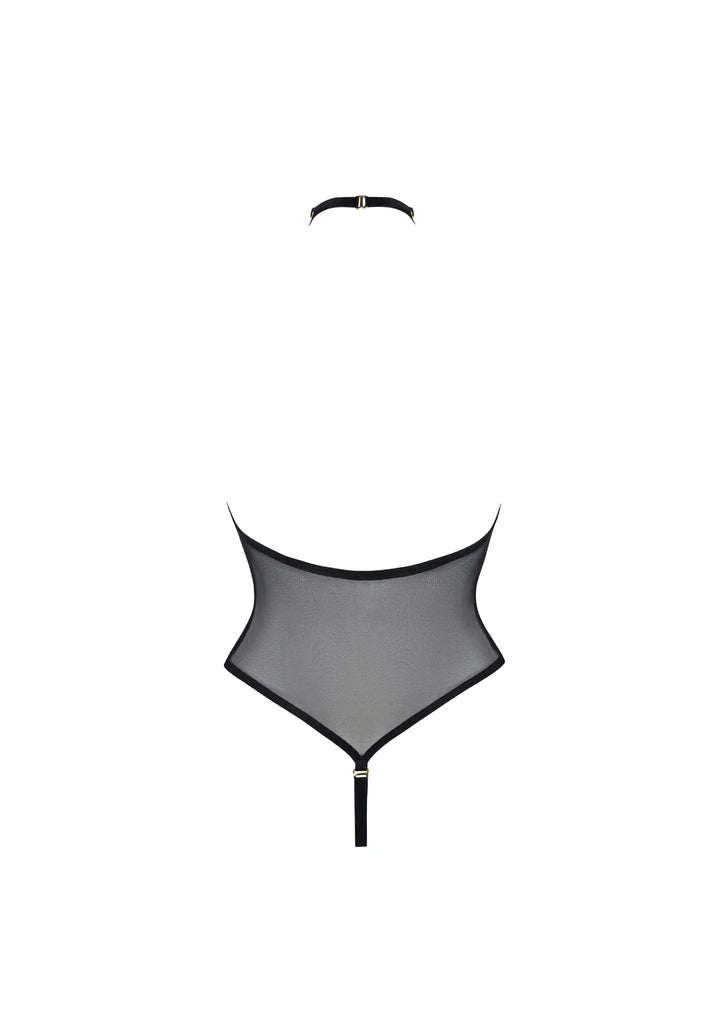 Bordelle Zenna Halter Neck Body Black