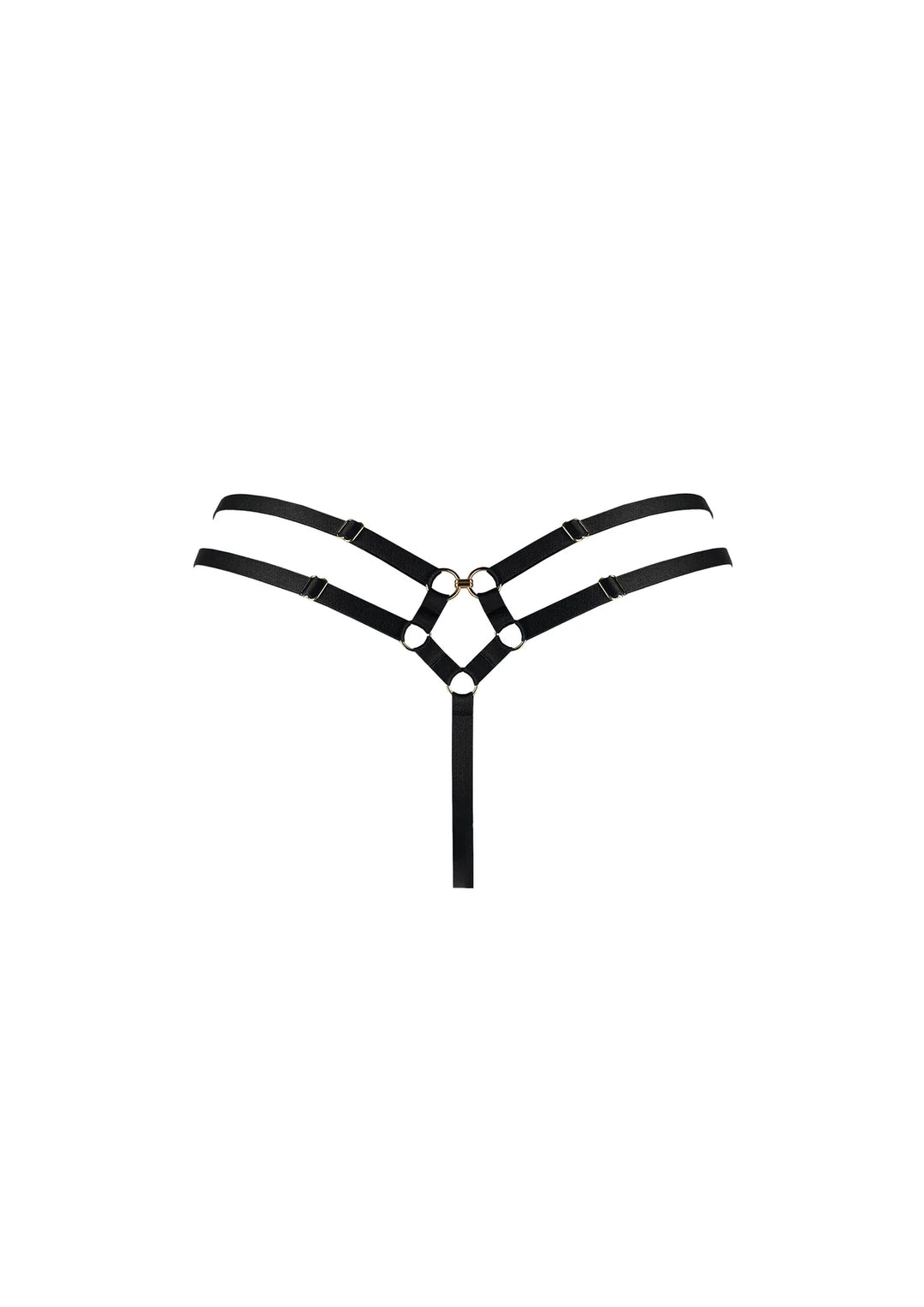 Zenna Strap Thong Black