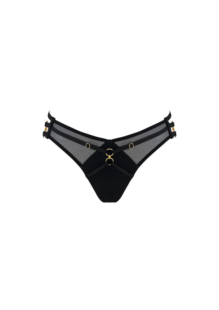 Bordelle Zennal Open Back Brief Black