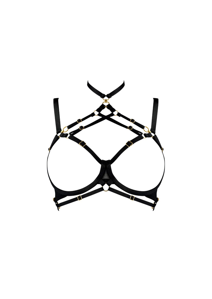 Bordelle Zenna Ouvert Wire Bra Black