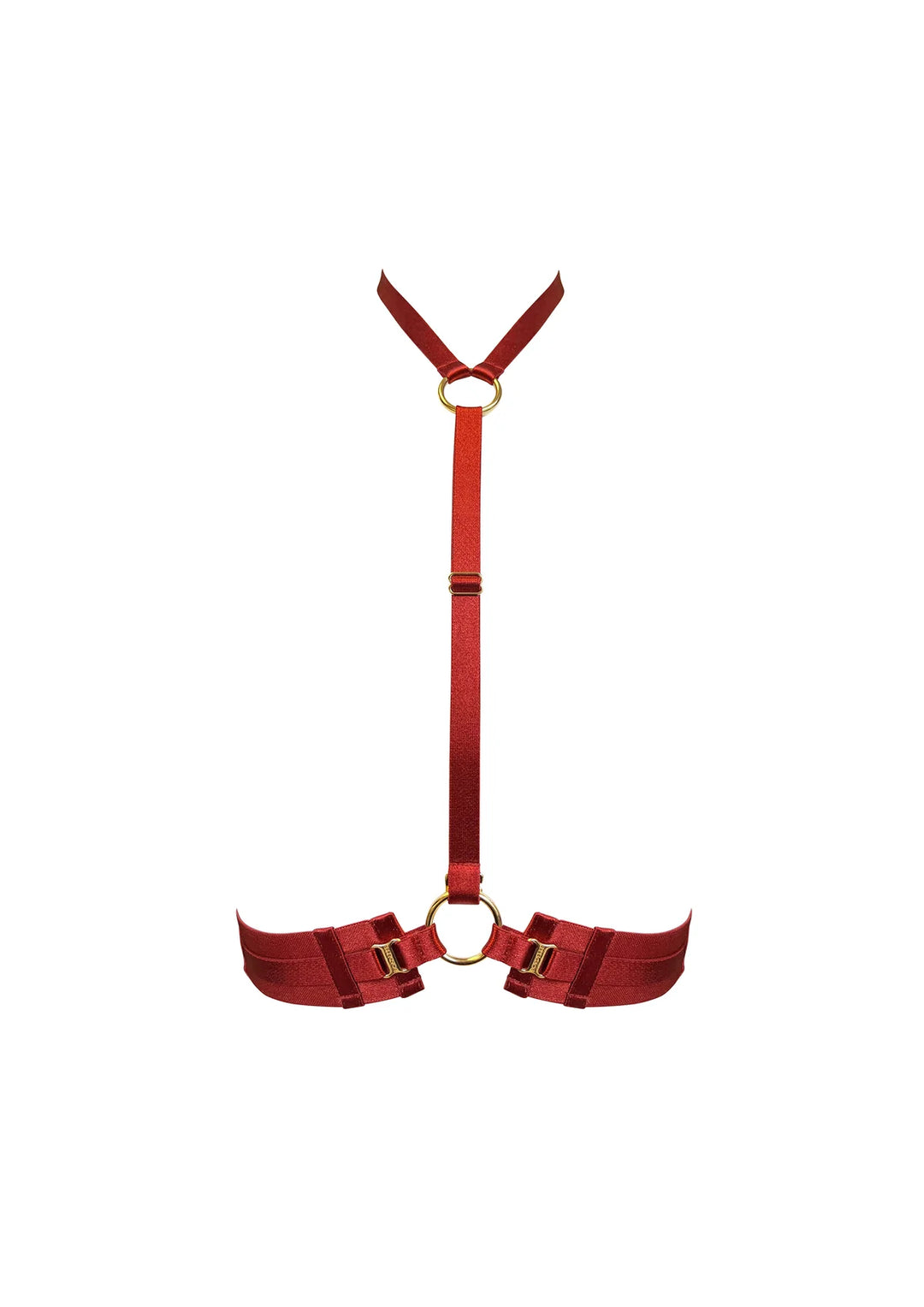Bordelle Signature Harness belt burnt red