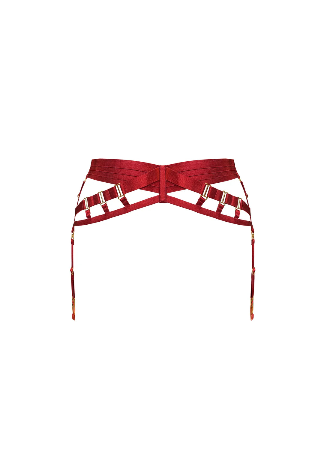 Signature Strap Suspender Burnt Red