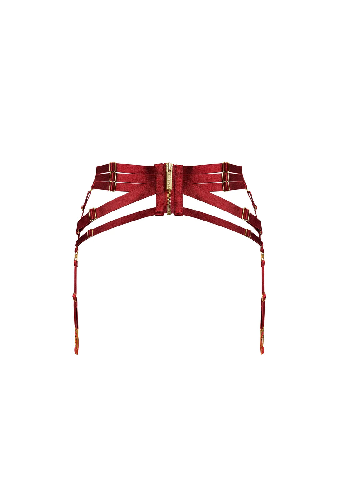 Signature Strap Suspender Burnt Red
