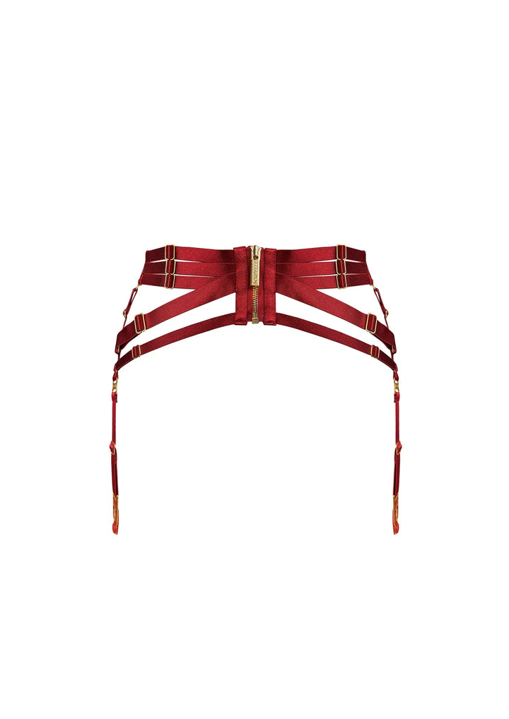 Signature Strap Suspender Burnt Red