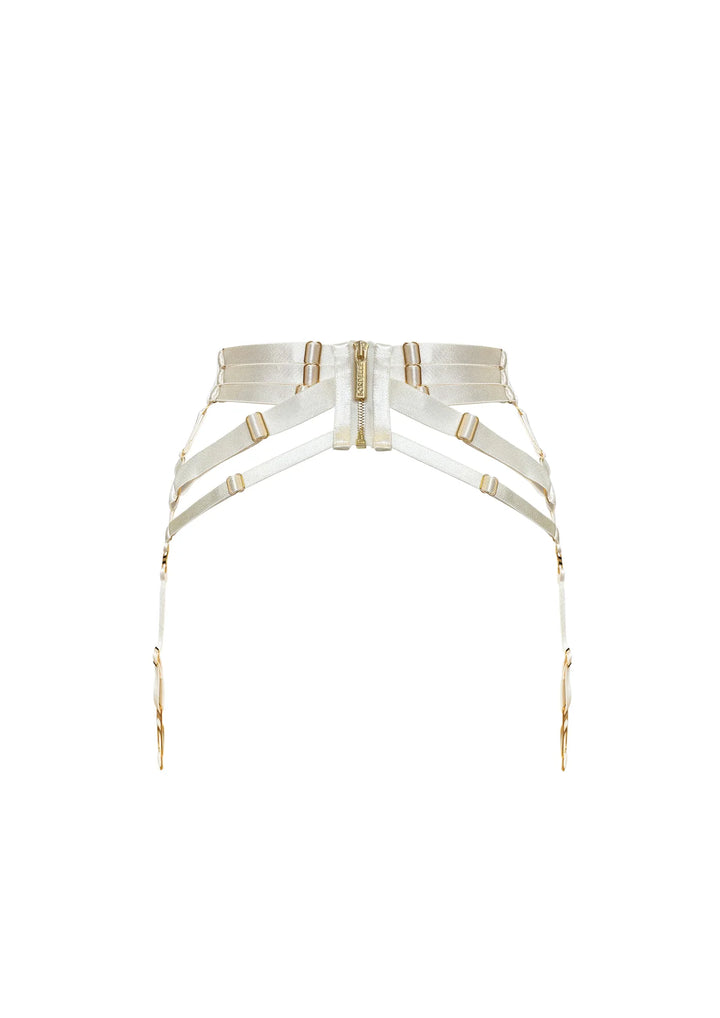 Bordelle Signature Strap Suspender Cream