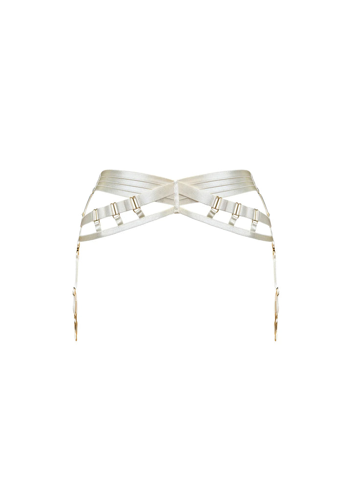 Bordelle Signature Strap Suspender Cream